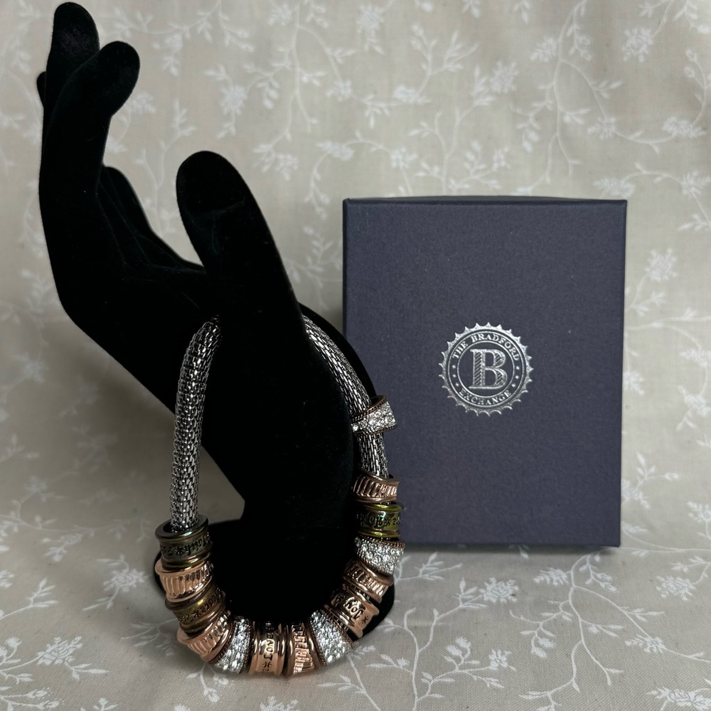 Bradford Exchange “the healing touch” bracelet with copper